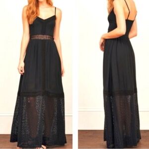 Abercrombie & Fitch Crochet Style Maxi Dress Size Small